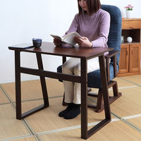 【軒先渡し】ヤマソロ エルデ コイルバネ高座椅子 ネイビー 83-533 1脚（直送品）