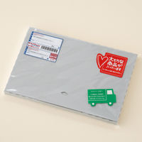 無地シルバーグレーポストギフトボックス-2/A4-20mm 1セット（100枚：20枚入×5パック） MSG-PGB2 ヘッズ