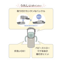 サーモス ストローマグポーチ ベージュ APK-350 BE1個