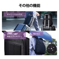 リュック バックパック 2way 14.0型 12L 撥水加工 高耐久ファスナー ブラック BM-BPTWBK エレコム 1個