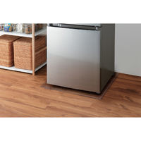 冷蔵庫 マット SMサイズ 幅67×奥行67cm 厚さ2mm 床保護シート 傷防止 小型 透明 HA-RMSM エレコム 1個