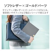 iPad 10.2インチ ケース レザー フリーアングル チャコールグレー TB-A19RWVJMGY エレコム 1個