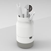 ナカバヤシ メジャーが付いたギザノコ刃カッター ホワイトグレー MGC-101WG 1本