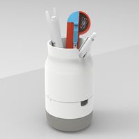 ナカバヤシ メジャーが付いたギザノコ刃カッター レッドブルー MGC-101RB 1本