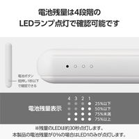モバイルバッテリー 超コンパクト 軽量 USB-C×1 15W 5000mAh EC-C15WH エレコム 1個
