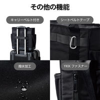 エレコム トートバッグ ビジネスバッグ 12L ファスナー付 撥水加工 14インチ BM-TBGDBK 1個