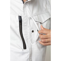 タカヤ商事 TW TWS140-06-LL ハンソデジャケット ブルー LL 1着（直送品）