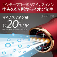 KOIZUMI MONSTERダブルファンドライヤー KHDW910R 1個