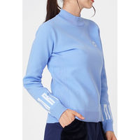 クアトロ 選べるカラー・ポリニットトップス　SAX　M M3474 1点（直送品）