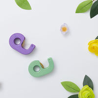 ニチバン セロテープ 小巻カッターつき まっすぐ切れるタイプ グリーンナノ パールグリーン CT-15DCGG 1セット(5個)