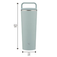 象印マホービン ステンレスキャリータンブラー400mlアッシュグリーン SX-JS40-GM 1個