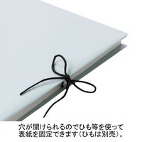 背幅伸縮ファイル　PP製　A4タテ　50冊　グレー　アスクル  オリジナル