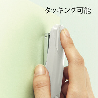 プラス　ホッチキス　ラクヒット　ホワイト　ST-010R　1セット（3個：1個×3）