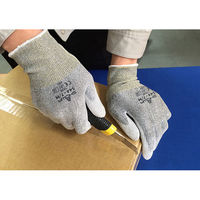 【ウレタン背抜き手袋】 ショーワグローブ 耐切創 ケミスターパームFS No.544 グレー 1セット（3双：1双入×3袋）