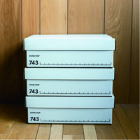 フェローズ バンカーズボックス　743ボックス A4ハーフ 1007801 1箱（6枚入）