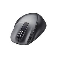 ワイヤレスマウス 無線 2.4GHz 8ボタン レーザー Mサイズ チルトホイール ブラック M-XGM20DLBK エレコム 1個