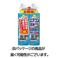 掃除 除菌 らくハピ エアコン洗浄スプレー Nextplus 無香性 420mL 消臭 防カビ 対策  1セット（2本入×3パック） アース製薬