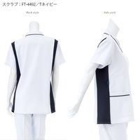 ナガイレーベン 取】FT4492 Tネイビー L FT-4492 1枚　スクラブ