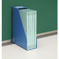 コクヨ ファイルボックス E&S ブルー フーE455B 1セット(25冊:1冊×25)