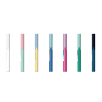 プラス ツイッギー フィットカットカーブ携帯はさみ ピーチ×ミント 34573