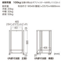 サンワサプライ　19インチマウントボックス（H1000・19U）　CP-103　（直送品）