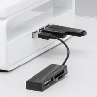 サンワサプライ　USBハブ付き机上液晶モニタスタンド　MR-LC201HW　（直送品）