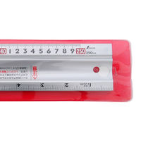 シンワ測定 アルミカッター 定規ステン鋼付 ”カッ ト師” 2.5m 併用目盛 W左基点 65092 1個（直送品）