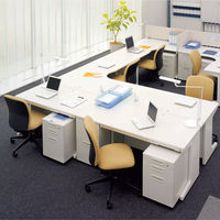 プラス 組立式スチールOAデスクシステム 片袖机 ホワイト 幅1400×奥行700×高さ700mm RY-147D-3 WH 1台（2梱包）