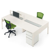 イトーキ サリダLFデスク フリーアドレスデスク 引出し付き ナチュラル 幅3600×奥行1400×高さ720mm 1台（15梱包）