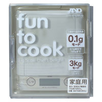 エー・アンド・デイ キッチンスケール3Kg（最少表示1ｇ） 計量器 クッキングスケール  １台