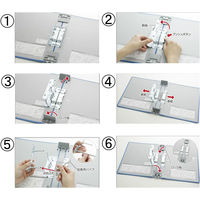 コクヨ　ガバットチューブファイル＜エコツイン＞　A4タテ　背幅伸縮型　とじ厚80または120mm　青　フーGT6120B