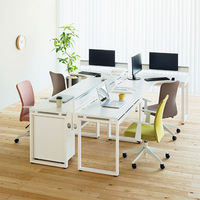 Ceha プレノデスクシステム 専用 机上レール ホワイト 幅1400mm用 1台