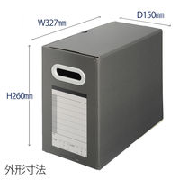 プラス サンプルボックス　ＢＦ10ーＡ4ー150　Ａ4　濃 BF10-A4-150 DGY 1冊（直送品）