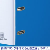 レバー式アーチファイル　A4タテ　背幅100mm　ブルー　SGLAF100BL　ハピラ　とじ王  オリジナル