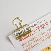 リーンクリップ ゴールド S LC-S10GD 1箱（10個入） サンケーキコム