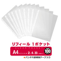 プラス　1ポケットリフィル（ノングレアエンボス）　RE-161TA　87600　1袋（100枚入）