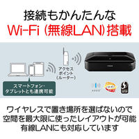 キヤノン A3インクジェットプリンター PIXUS iX6830 黒 5色ハイブリッド 有線無線LAN USB対応 コピー・スキャン・FAX機能なし