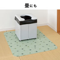 サンコー ポータブルトイレ マット 介護 介助 大判 ずれない 汚れ防止 70×90cm 1枚 ベージュ 吸着 KC-29
