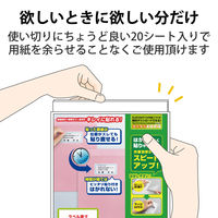 エレコム 宛名・表示ラベル/きれい貼/480枚/24面×20シート EDT-TMEX24 1個（直送品）