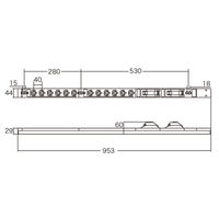 サンワサプライ サーバーラック用コンセント 19インチ用 IEC C13/12個口/3m/200V・30A TAP-SV23012（直送品）
