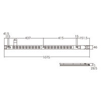 延長コード 電源タップ 3m 3P（ピン） 18個口 ブラック TAP-SVSL2018 サンワサプライ 1個（直送品）