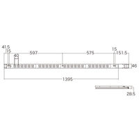 延長コード 電源タップ 3m 3P（ピン） 24個口 ブラック TAP-SVSL2024 サンワサプライ 1個（直送品）