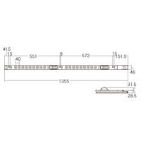 サンワサプライサーバーラック用コンセント19インチ用 3P式/18個口/3m/100V・30A/ブレーカー付/スリムタイプ TAP-SVSL3018B（直送品）