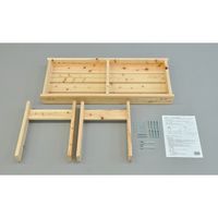 エイ・アイ・エス 桧（ひのき）縁台 幅900mm ベンチ ナチュラル HE-90 1台（直送品）