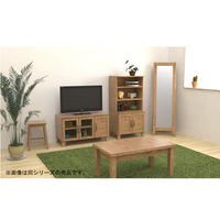 エイ・アイ・エス タンジェリン ローキャビネット120 ナチュラル 幅1199×奥行396×高さ519mm TGR-120LC 1台（直送品）