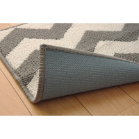 イケヒコ キッチンマット 『ウェイク』 グレー 約45×252cm 1310590135901 1枚（直送品）