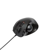 エレコム トラックボールマウス/親指/5ボタン/チルト機能/有線/ブラック M-XT2URBK 1個