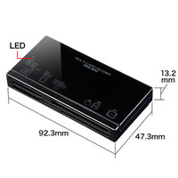 サンワサプライ USB2.0 カードリーダー ADR-ML18BKN 1個（直送品）