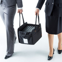 サンワサプライ らくらくタブレットPCキャリー10.1インチまでのタブレット×10台対応 BAG-BOX6BK 1個（直送品）