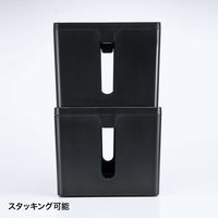 サンワサプライ ケーブル&タップ収納ボックス CB-BOXP1BKN2 1個